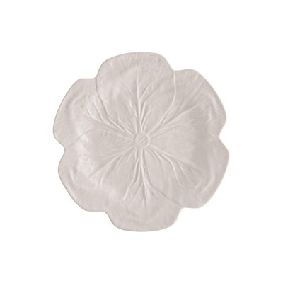 Bordallo Pinheiro Cabbage 10.43'' Dinner Plate Set of 4 (White)