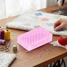 Sewing Thread Box Empty Bobbins Storage Case for Quilting and Sewing Threads