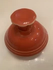 Fiesta Persimmon Coffee Server Lid ONLY Homer Laughlin Retired Color and Shape