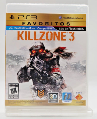 Killzone 3 Favoritos (PlayStation 3, 2011) Brand New Region Free Spanish/English
