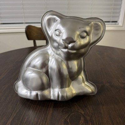 Vintage 1974 Wilton The Lovable Lion Cub Cake Pan Stand Up 3D