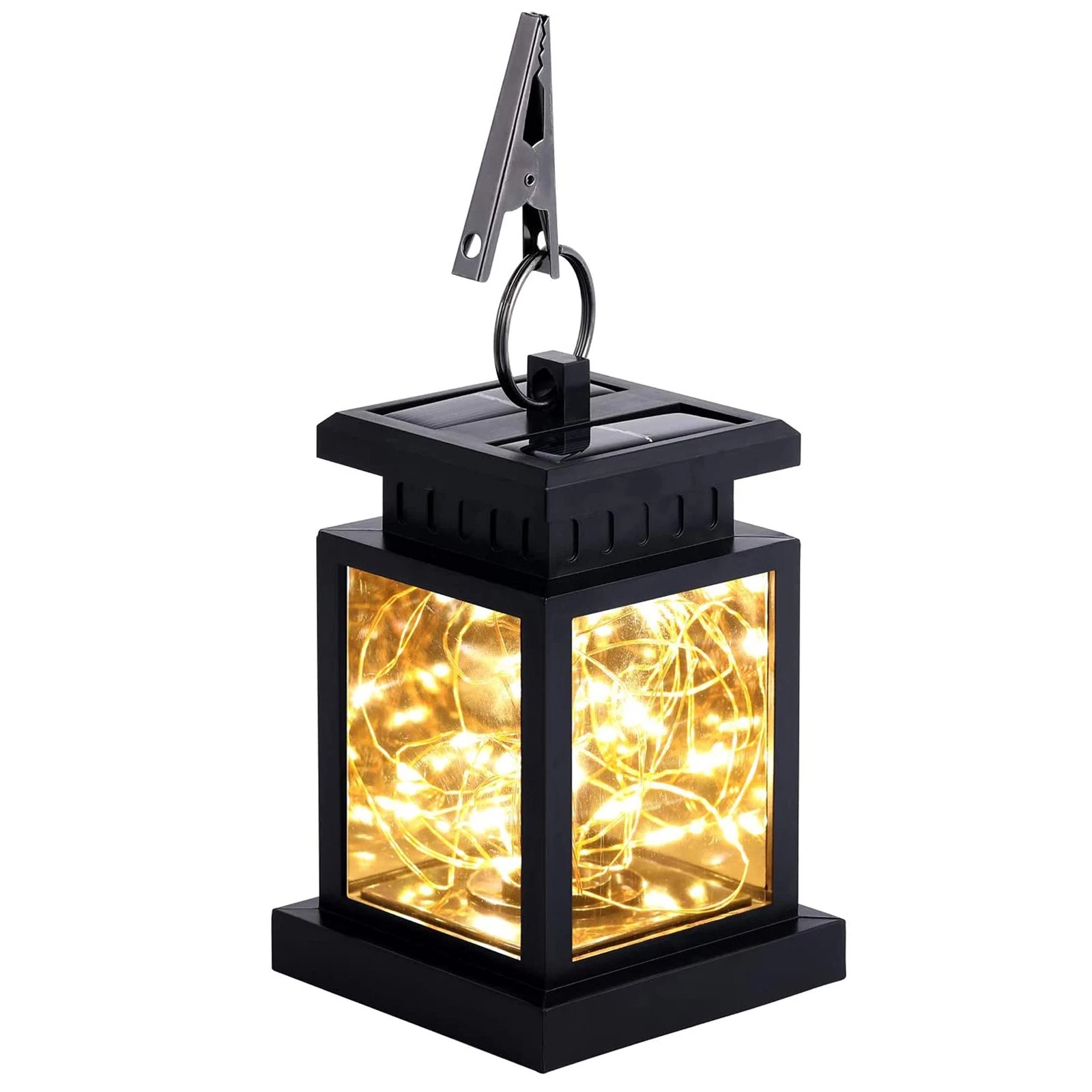 Solar Lantern Hanging Light LED Waterproof Yard Outdoor Patio Garden Yard Lamp - Picture 1 of 9