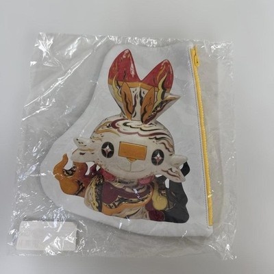 Pokémon x Kogei Hibani Die-Cut Pouch White 20cm x 16cm Unused