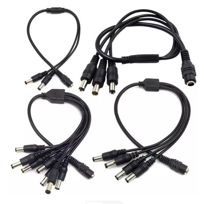 DC 1-2/3/4/5/6/8 Power Supply Female Wire for Centralized Power Supply Device