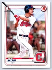 Petey Halpin 2020 1st Bowman Draft #BD-69 Cleveland Indians Baseball Card