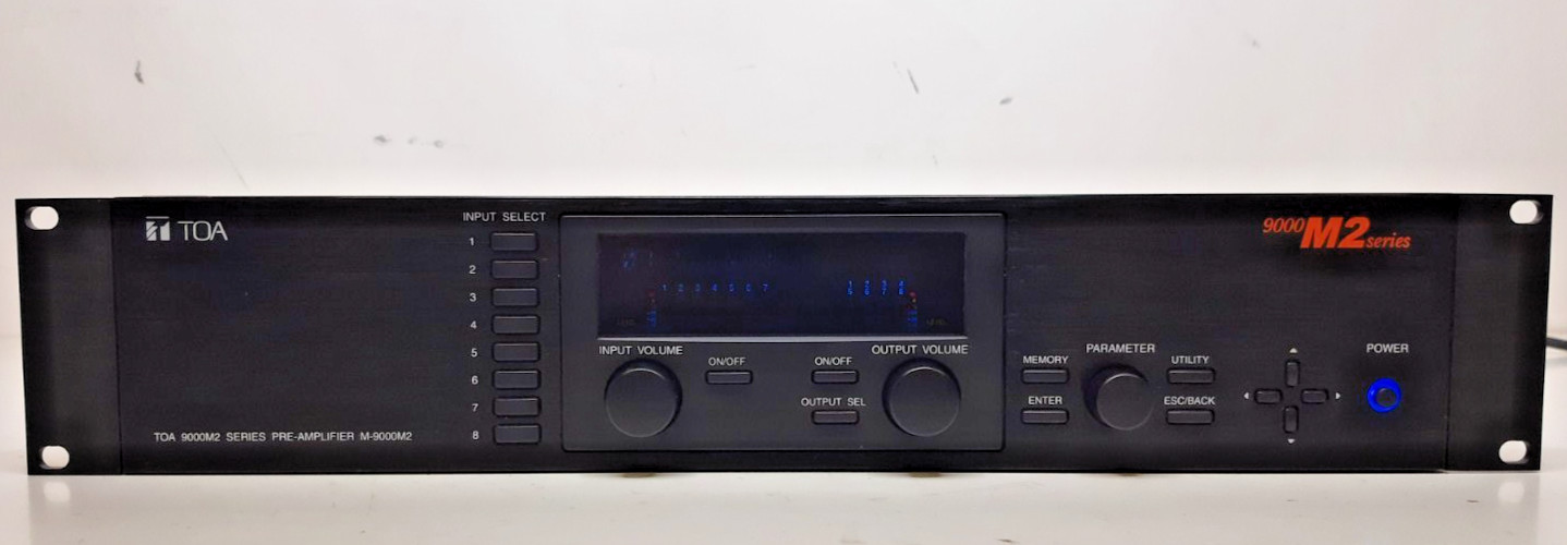 TOA 9000M2 Series Pre-Amplifier M-9000M2 Digital Mixer Power Tested