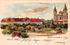 L509 Romania Nagyvarad Oradea 1899 Geiger litho vintage postcard
