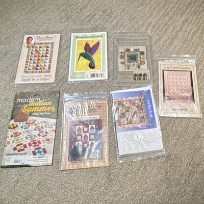 Mixed Lot Assorted Quilt Patterns Booklets & Instructions (Various Designs)