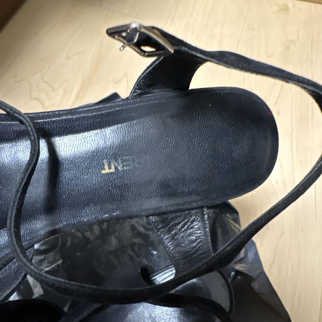 Sandali Saint Laurent donna 7.0 US suola spessa senza scatola usati in ottime condizioni