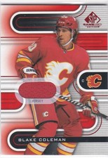 2022-23 Upper Deck SP Game Used Red Jersey Blake Coleman #41-CALGARY