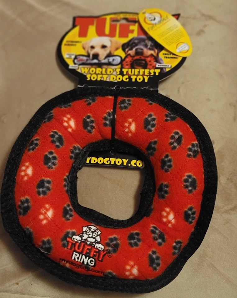 Juguetes para perros Tuff. Anillo Dura Force Pink Pig & Tuffy. Nuevo con etiquetas Foto 3 de 4