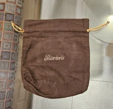 Blanton's Bourbon WHISKEY BOTTLE BROWN FELT DRAWSTRING BAG NEW SHIPS FREE!