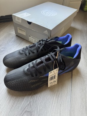NWB Adidas X SpeedFlow.3 FG Low Mens Soccer Cleats Black Blue Size 11.5 Men