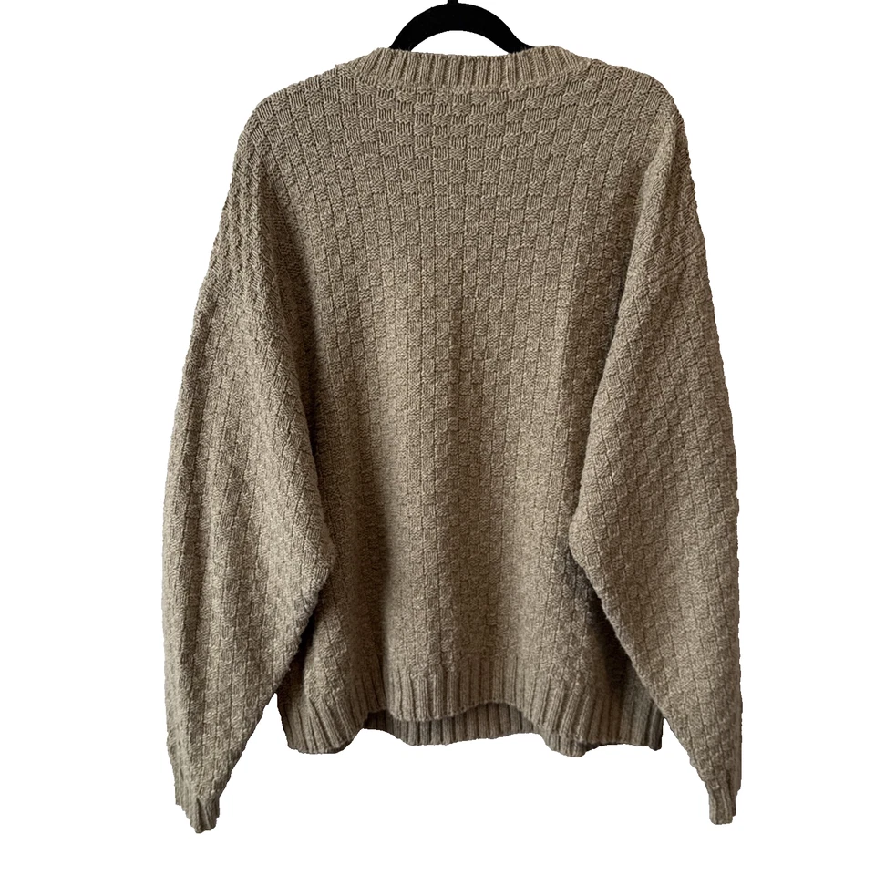 Suéter De Colección Great Northwest Para Hombre L Grueso Tejido con Cable Años 90 Y2K Pescadores Neutro Foto 2 de 4