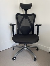 SIHOO M18 Ergonomic Office Chair, Adjustable Lumbar Support, 330 lb, Black