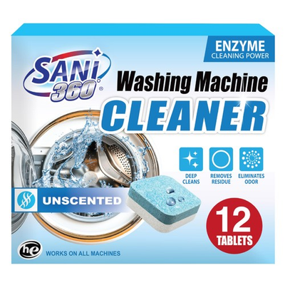 #ad #ad SANI 360 Washing Machine Cleaning tablets 12 pack is Formulated with Enzyme $15.37