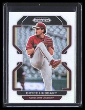 Bryce Hubbart 2022 Prizm Silver Rookie Prospect # Florida State Seminoles B012