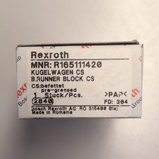 Rexroth Linearwagen Kugelwagen CS Runner Block R165111420 1 St&uuml;ck