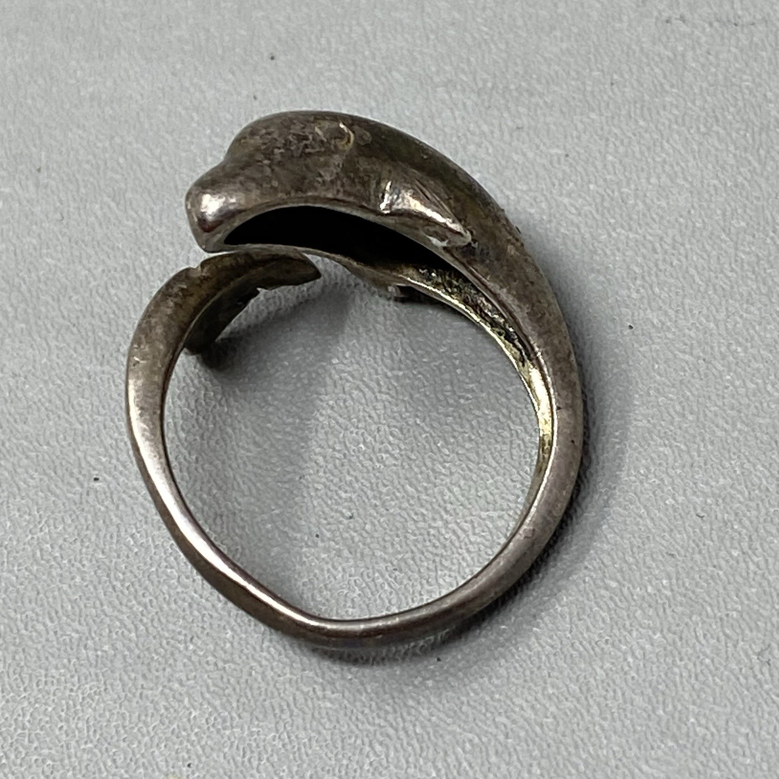 Dolphin Sterling Silver Ring Wrap Adjustable 925 … - image 7