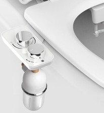 Bidet Attachment for Toilet with 2 Pack Filter,Ultra-Slim Non-Electric Self Clea