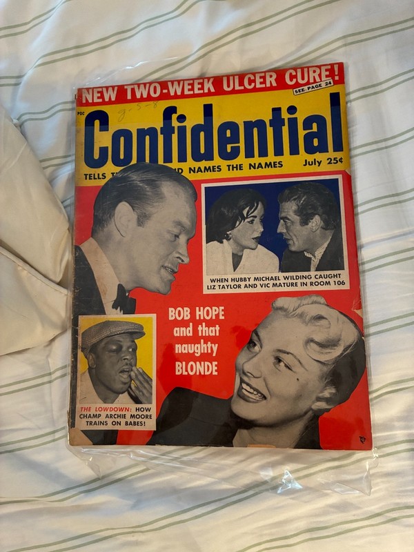 VINTAGE MAGAZINE CONFIDENTIAL JULY 1956