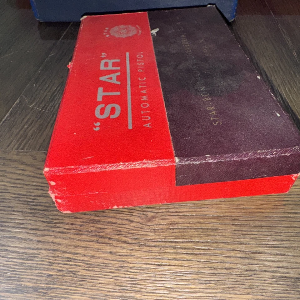 Vintage ORIGINAL Star Pistol Super-Star A .38 Cal Box - Imagem 4 de 4
