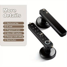 Fingerprint Reader, 5-In-1 Keyless Smart Deadbolt Fingerprint / Password / NFC