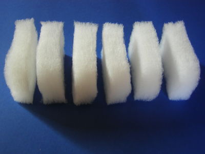 Feinfilter Pads für Hagen Fluval 304 305 306 307 404 405 406 407 Filter (6 Stck)
