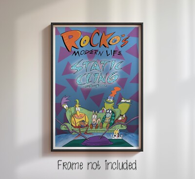 Rocko's Modern Life 90er - Hochwertiges Poster