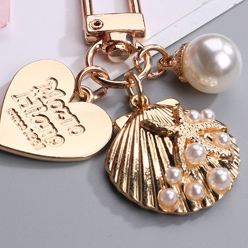 Accessories Shell Key Ring Heart Key Ring Metal Key Ring Headset Case ...