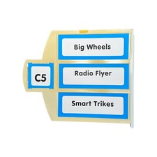 Toys R Us True Aisle Sign C5 Big Wheels, Radio Flyers, Smart Trikes