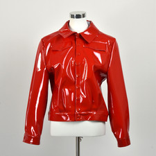 Exklusive Lackjacke aus Hochglanz-Lackmateria...
