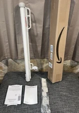 Momcozy Retractable Baby, Dog, Pet Gate. 33”H, 55”W Color: White