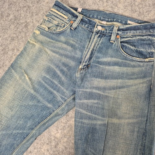 Citizens of Humanity Jeans Mens 32 (Fits 30x32) Blue Holden Distressed Made USA - 第 1/17 張圖片
