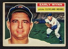 1956 Topps Baseball #187 Early Wynn Cleveland Indians