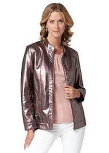 faux leather jacket size 20