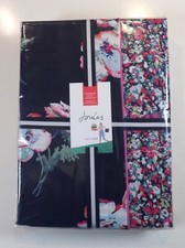 JOULES PAINTED POPPY FLORAL BEDDING DUVET COVER PILLOWCASES SET - DOUBLE SIZE