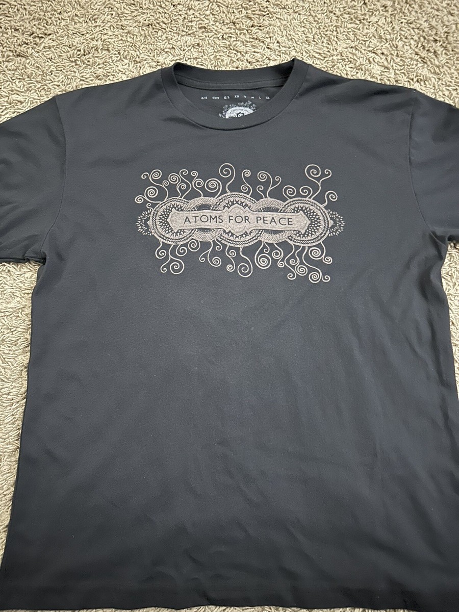 atoms for peace radiohead トムヨーク　Tシャツ　S Atoms For Peace W.A.S.T.E. 2010 Tour T Shirt Thom Yorke Radiohead