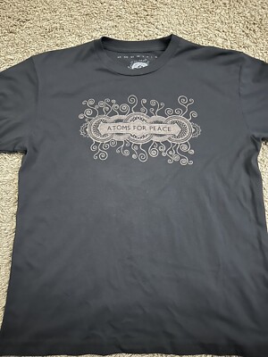 Atoms For Peace W.A.S.T.E. 2010 Tour T Shirt Thom Yorke Radiohead Size LARGE