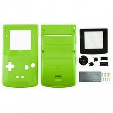Complete Housing For Nintendo Game Boy Color, Full Housing Buttons, Green Color