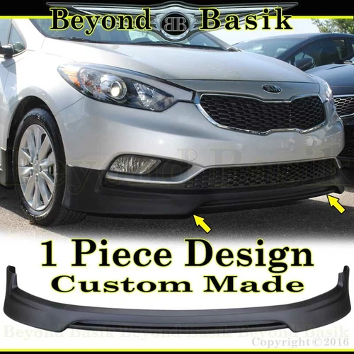 For 2014 2015 2016 Kia Forte 4dr 1pc NEFD Style Front Bumper Splitter Body Kit