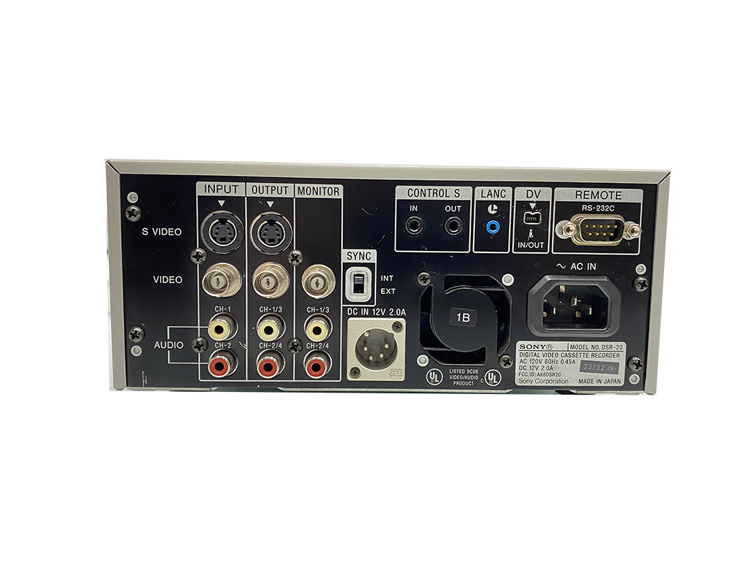 ★【中古/動作品 】★SONY DSR-20 業務用DVCAMレコーダー●現状品 ☆【中古/動作品 】☆SONY DSR-20 業務用DVCAMレコーダー○現状品 ☆【