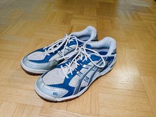 Scarpe ASICS Gel bianco/blu EU46 sport fitness running corsa vintage, buone condizioni