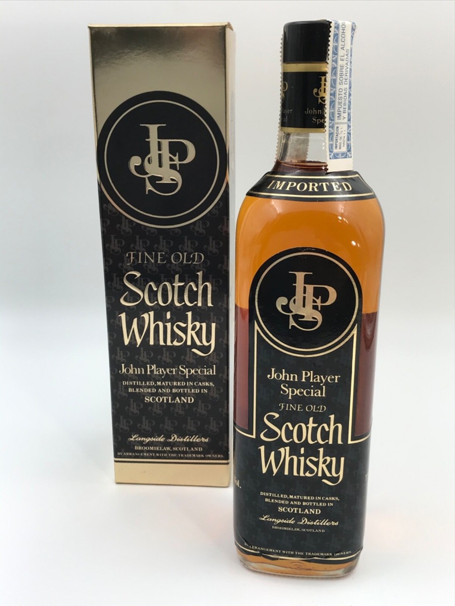 JOHN PLAYER SPECIAL FINE OLD IMPORTED BLENDED SCOTCH WHISKY JOHN PLAYER SPECIAL FINE OLD IMPORTED BLENDED SCOTCH WHISKY