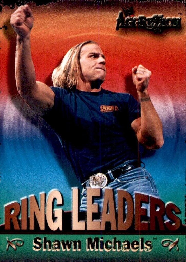 Shawn Michaels 2003 Fleer WWE Aggression Ring Leaders Card #12