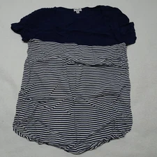 Splendid Size XS Short Sleeves Lightweight Striped Shirt