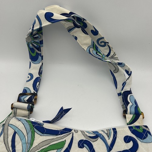 Hipster Vera Bradley Mediterraneo Bianco Nuovo Con Etichette - Foto 3 di 8
