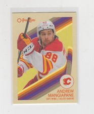 23/24 OPC Calgary Flames Andrew Mangiapane Retro Blank Back card