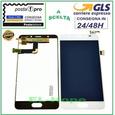 DISPLAY LCD PER WIKO U FEEL PRIME UFEEL TOUCH SCREEN VETRO SCHERMO BIANCO