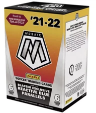 2021-22 Panini Mosaic Road to World Cup Fanatics Exclusive Blaster Box Sealed